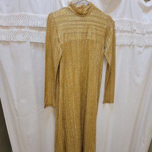 VINTAGE gorgeous gold dress